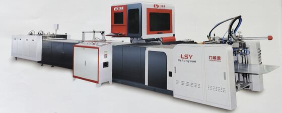 LY 485C PK Полностью автоматизированная машина зрения Система упаковки корпуса Автоматическая линия Автоматическая машина для формирования коробок Автоматическая машина для изготовления твердого покрытия